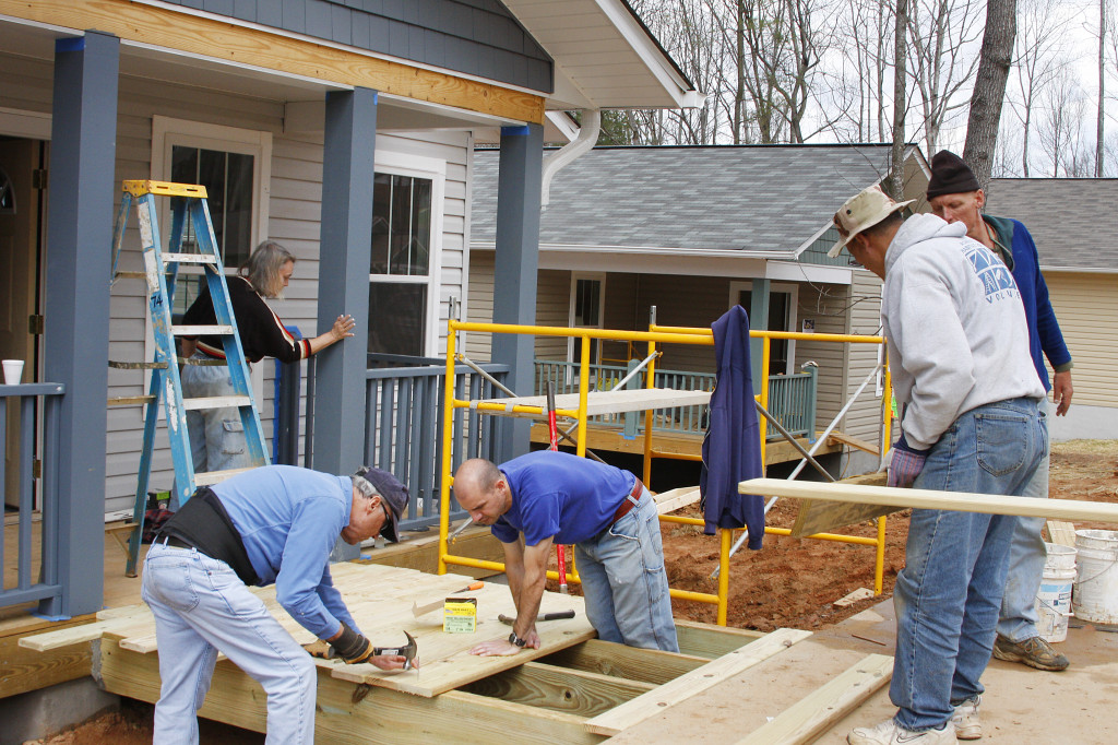 volunteers building house cullinane