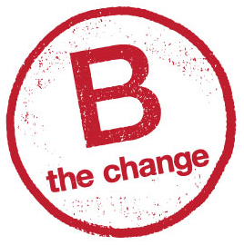 B the Change logo